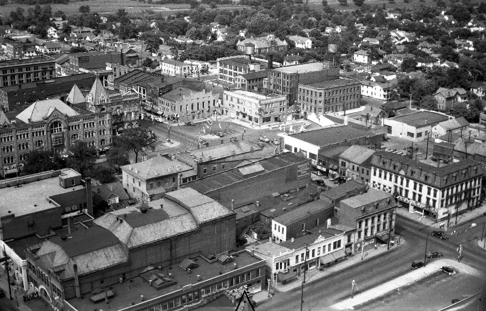 Aerial Photographs of Piqua c. 1946 Piqua Public Library